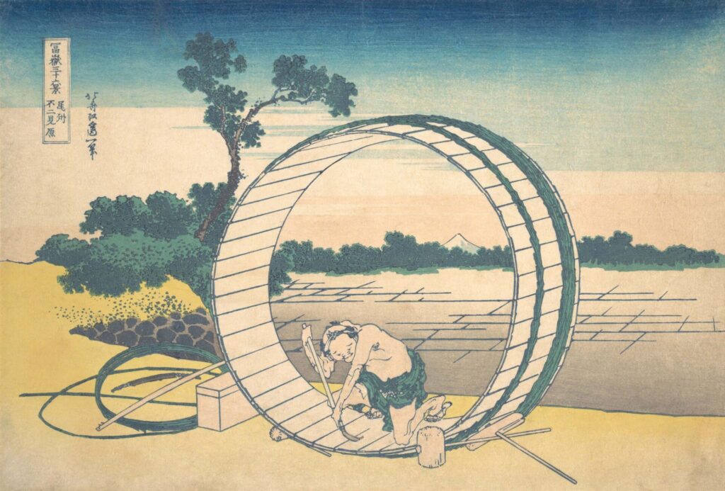 冨嶽三十六景 尾州不二見原